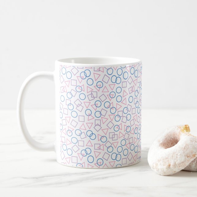 Mug Musique Carré du triangle circulaire (Avec donut)