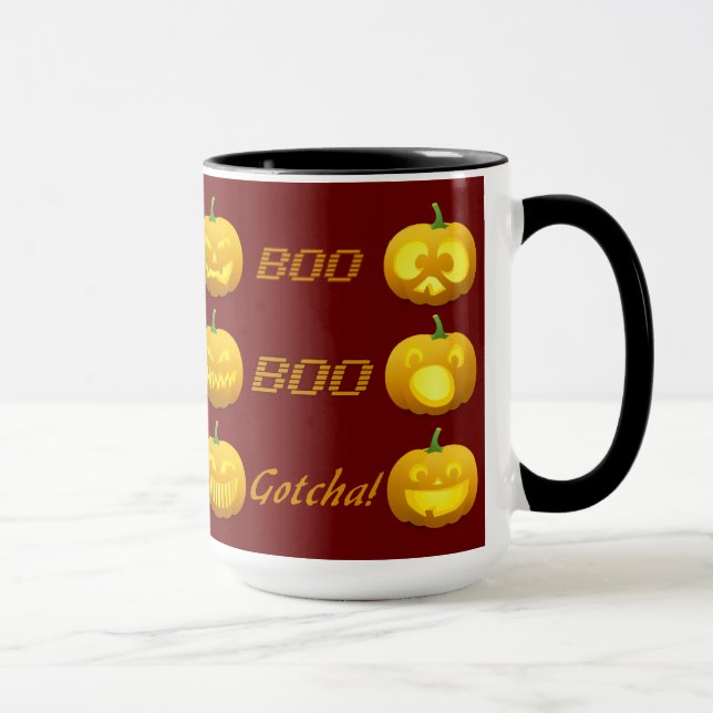 Mug Musique Citrouille d'Halloween (Droite)
