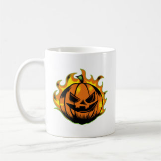 Mug Musique Citrouille d'Halloween sculptée