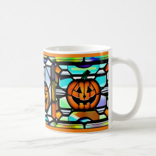 Mug Musique Citrouille Halloween en verre tendu