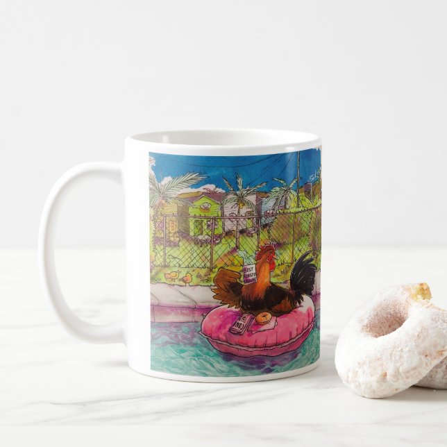 Mug Musique clé West Rooster (Avec donut)