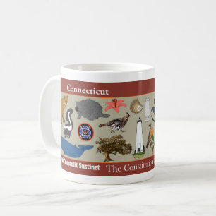 Mug Musique commémorative de l'État du Connecticut