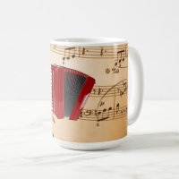 Musique d'accordéon, design populaire,