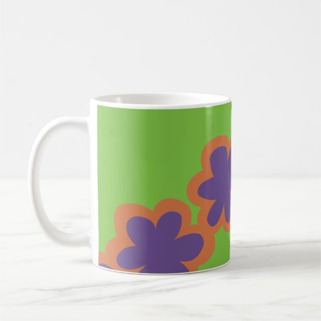Mug Musique d'alimentation des fleurs (Gauche)