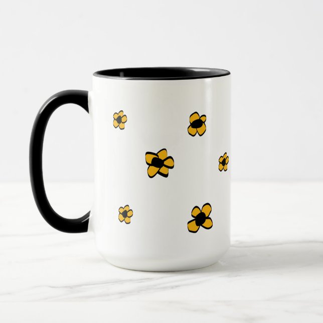 Mug Musique d'alimentation des fleurs (Gauche)