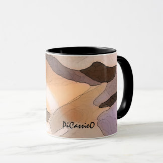 Mug Musique d'art Abstrait couleur subtile et recouvra