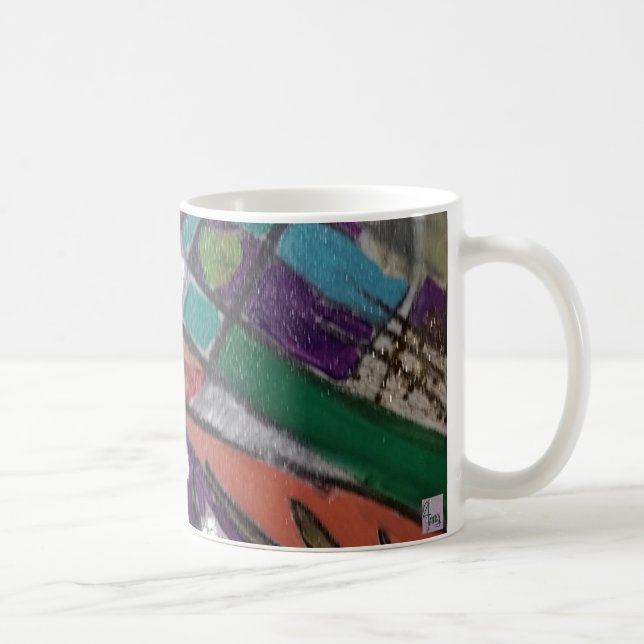 Mug Musique d'art Abstraite (Droite)