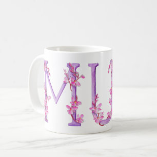 Mug Musique d'art de la mère de l'orchidée