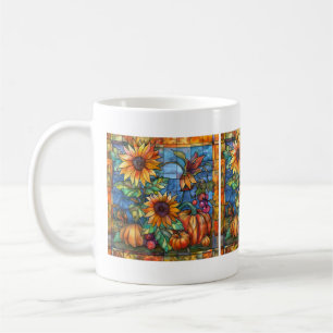 Mug Musique d'art en verre d'automne
