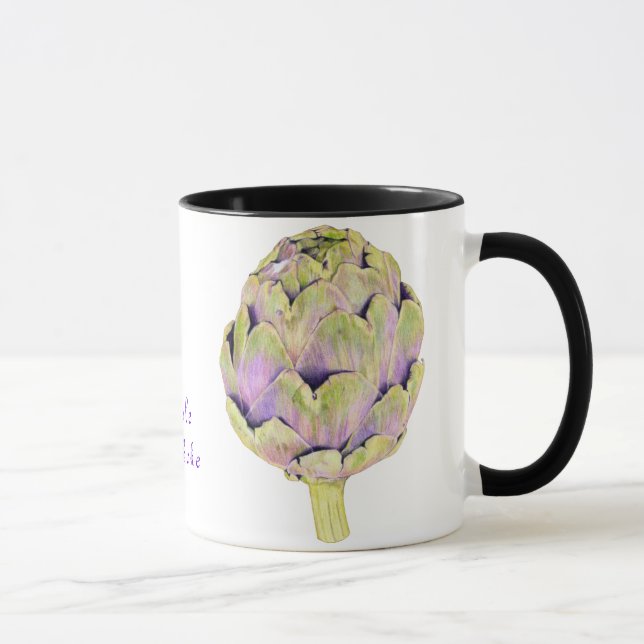 Mug Musique d'Artichot pourpre (Droite)
