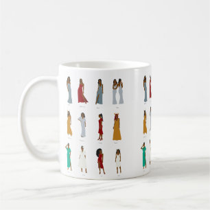 Mug Musique d'astrologie zodiaque pour femme noire
