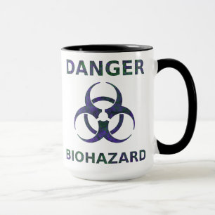 Mug Musique d'avertissement de danger biologique
