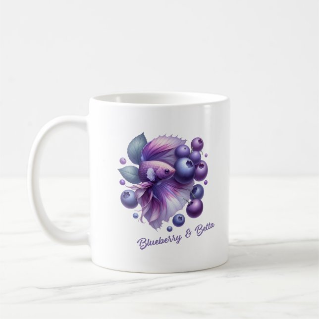 Mug Musique de bettafish Blueberry (Gauche)