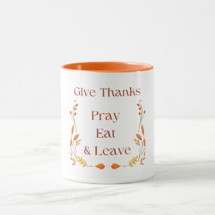 Mug Musique de Bon thanksgiving à deux tons