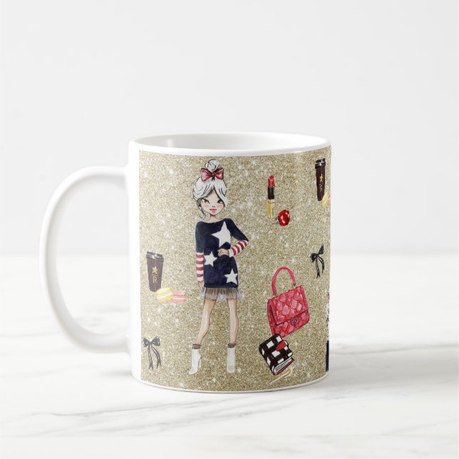 Mug Musique de café Boss Babe (Gauche)