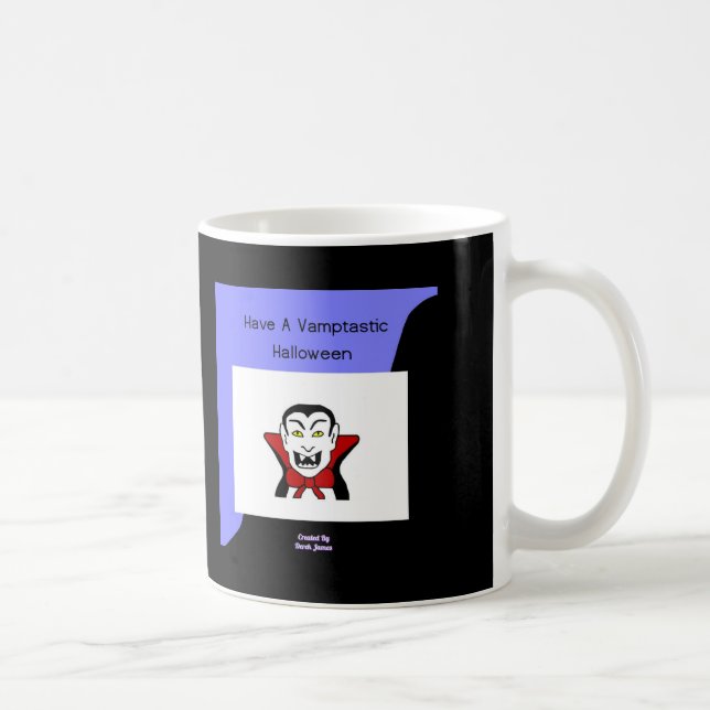 Mug Musique de café d'Halloween Vamptastic (Droite)