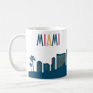 Mug Musique de café Miami Skyline