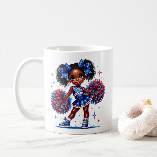 Mug Musique de café pom-pom girl (Avec donut)