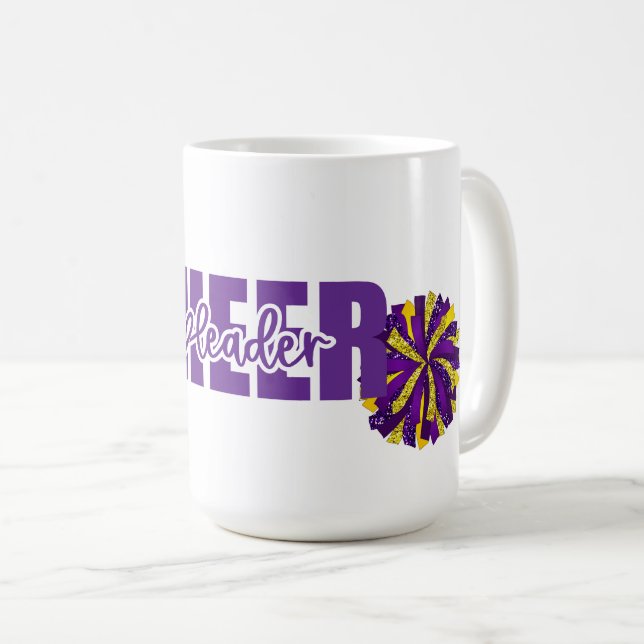 Mug Musique de café pom-pom girl (Devant droit)