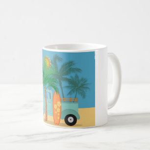 Mug Musique de café surfer