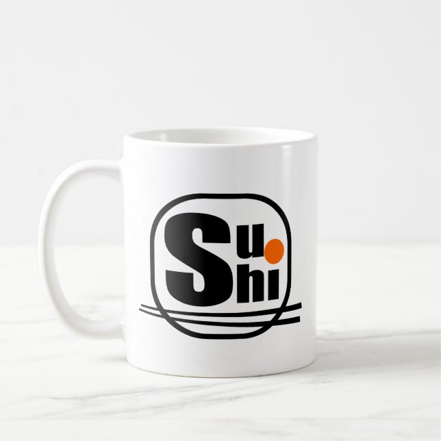 Mug Musique de café Sushi (Gauche)