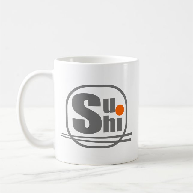 Mug Musique de café Sushi (Gauche)