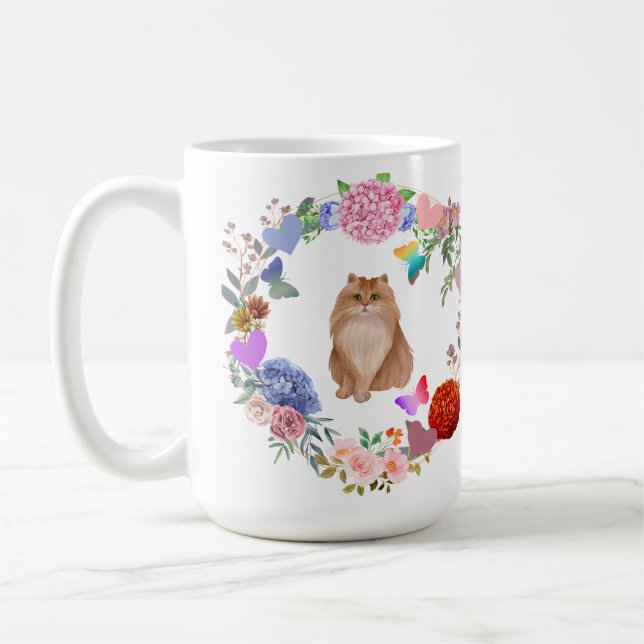Mug Musique de chat de jardin enchantée (Gauche)