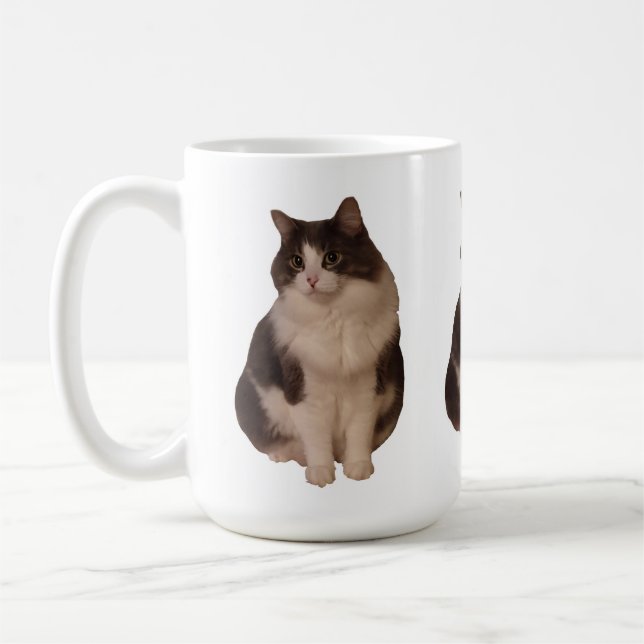 Mug Musique de chat de la forêt norvégienne (Gauche)