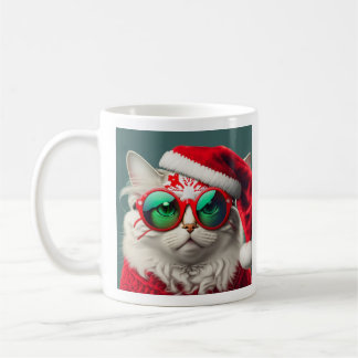 Mug Musique de chat de Noël