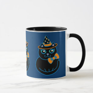 Mug Musique de chat d'Halloween