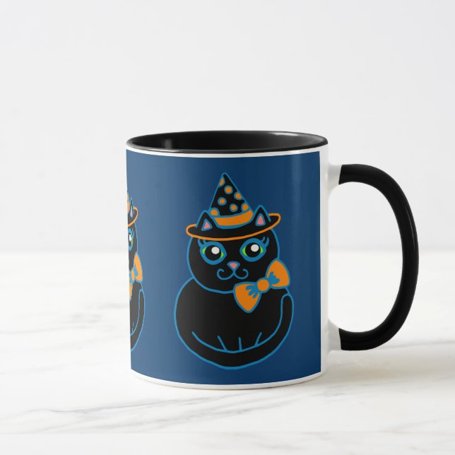 Mug Musique de chat d'Halloween (Droite)