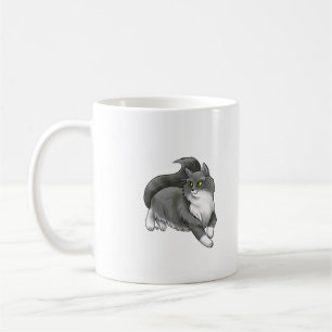 Mug Musique de chat gris