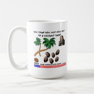 Mug Musique de conception d'arbre à coco Kamala Harris