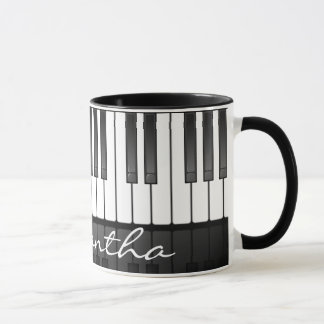Mug Musique de conception de clavier de piano