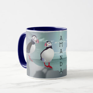 Mug Musique de conception de deux pouffins