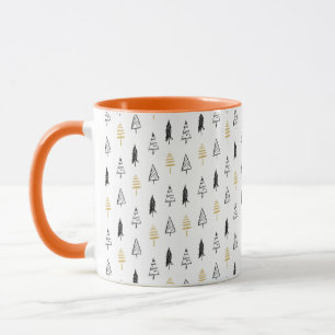 Mug Musique de conception de Noël moderne dessinée à l