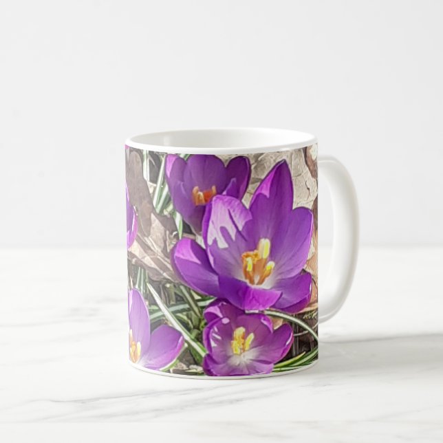 Mug Musique de Crocus pourpre (Devant droit)