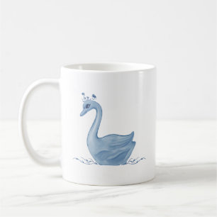 Mug Musique de cygne bleu
