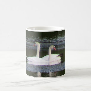 Mug Musique de cygnes blancs