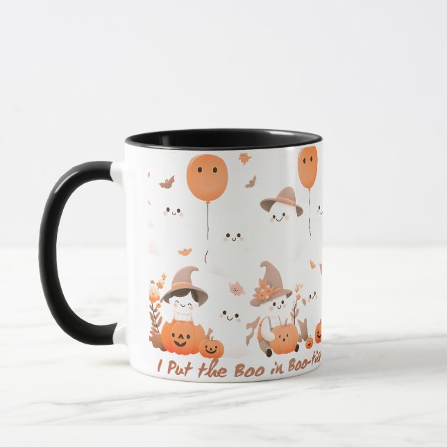 Mug Musique de design Halloween (Gauche)