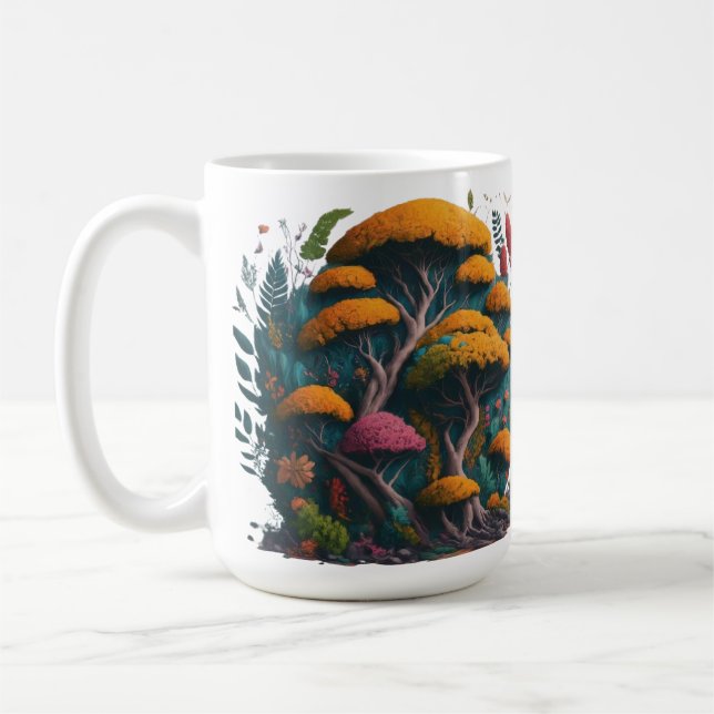 Mug Musique de design naturel (Gauche)