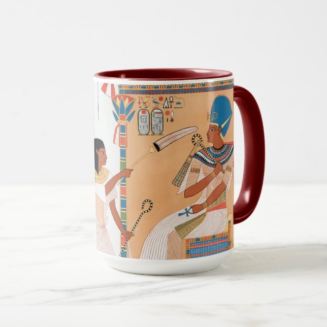 Mug Musique de design royal égyptienne (Devant droit)