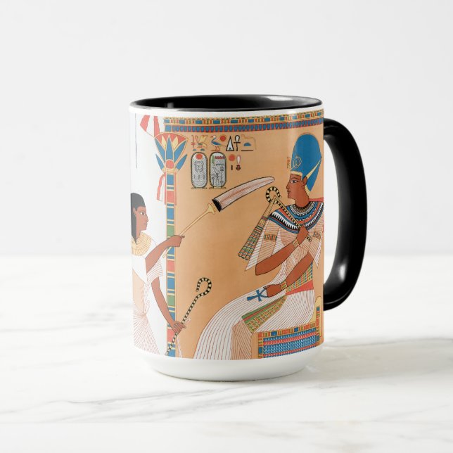 Mug Musique de design royal égyptienne (Devant droit)