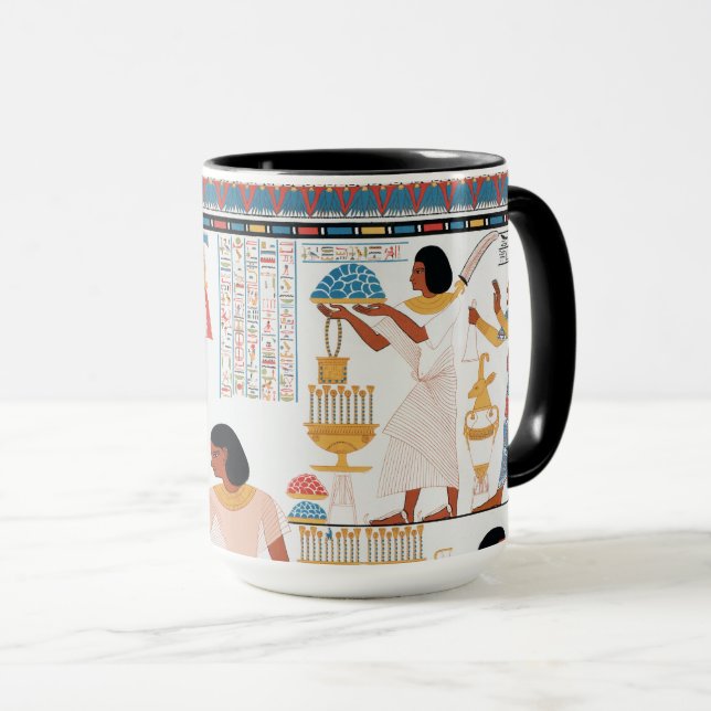 Mug Musique de design royal égyptienne (Devant droit)