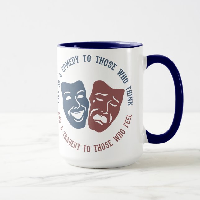 Mug Musique de devis LIFE - choisir style & couleur (Droite)