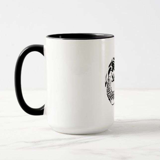 Mug Musique de dragon noir (Gauche)