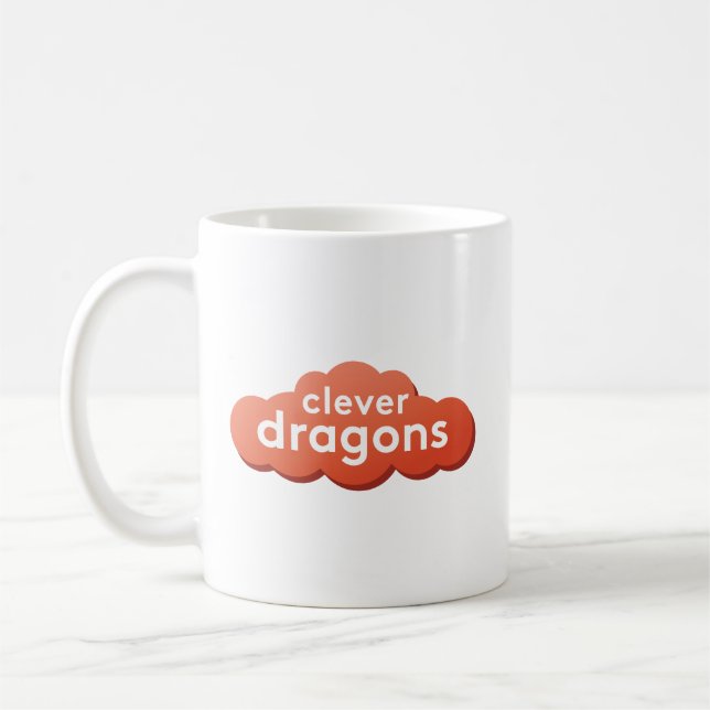 Mug Musique de dragons astucieux (Gauche)