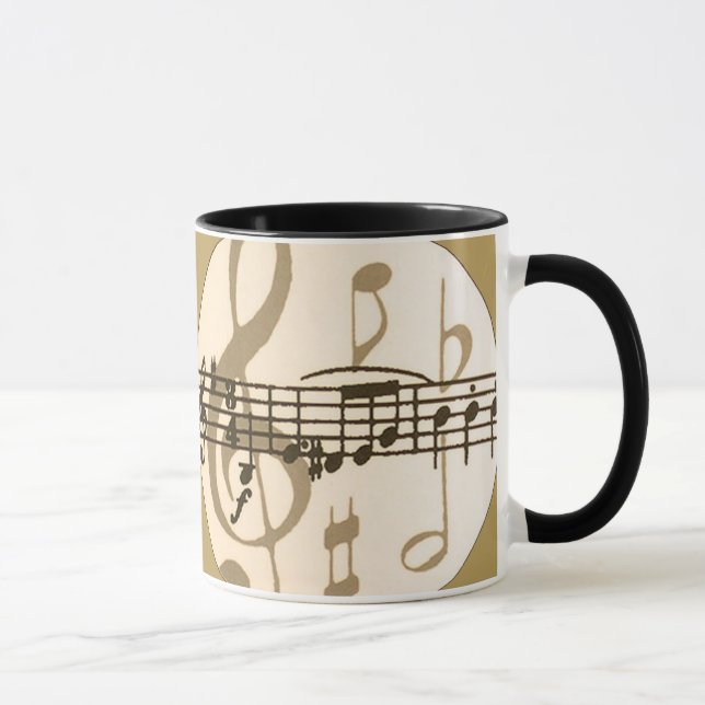 Mug Musique de feuille (Droite)