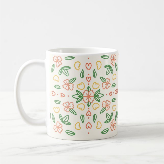 Mug Musique de fleurs (Gauche)