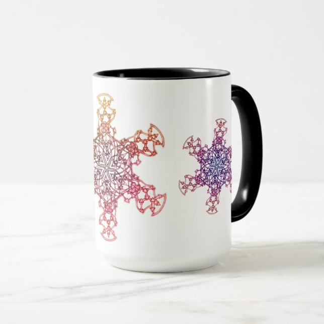 Mug Musique de flocon de neige chaude (Devant droit)